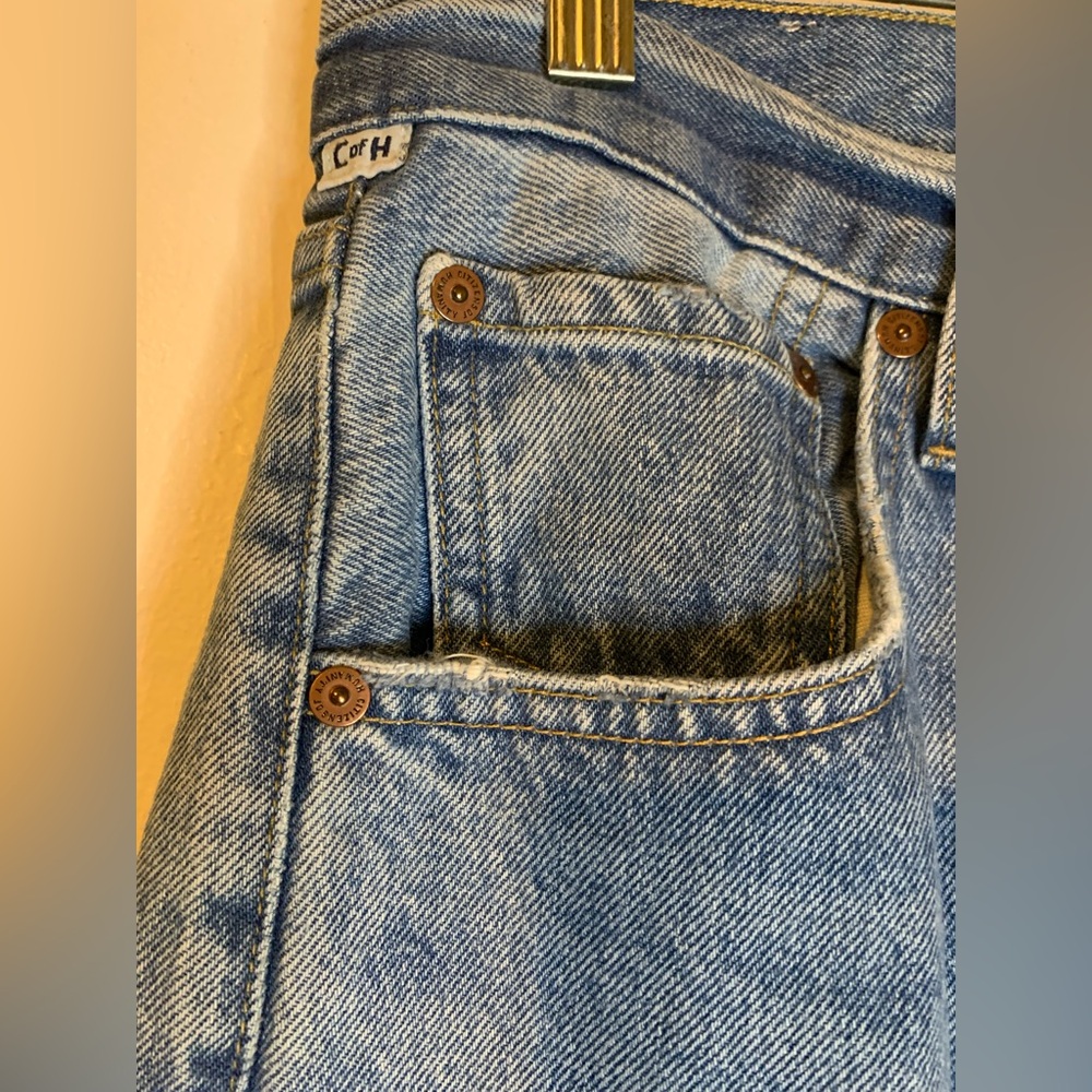 Citizens of Humanity Ayla Crop Raw Jeans size 27 stone wash - Picture 4 of 5